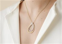 Collier Marco Bicego Femme Masai in Or jaune Diamante 0.692 Ct CG856_B - CG856_B